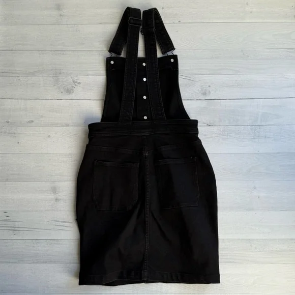 Fashion Nova Always Amy Denim Overall Skirt Dress XS - Picture 2 of 7